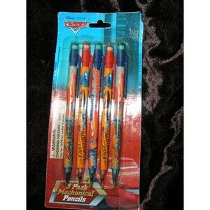 NEW by DISNEY PIXAR, "CARS" 5 PACK MECHANICAL PENCILS